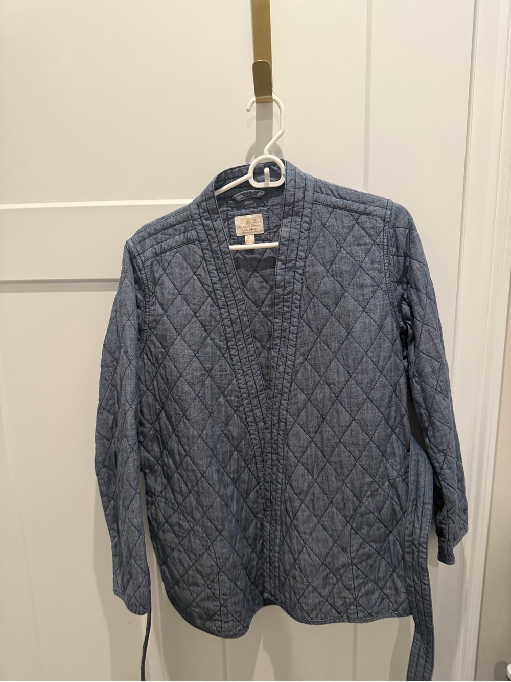 South Shields Heritage Brand barbour diamond-quilted wrap jacket size 6